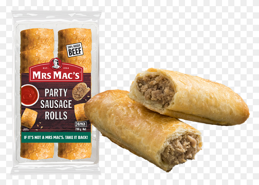 850x587 Mrs Macs Sausage Rolls, Bread, Food, Pastry HD PNG Download