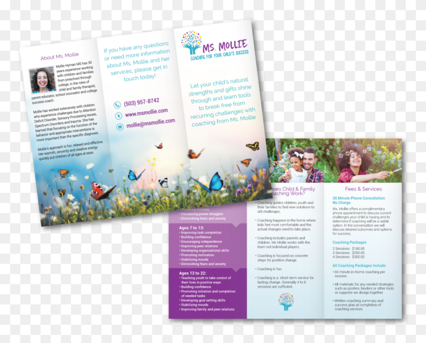 952x752 Ms Mollie Brochure Design Flyer, Poster, Paper, Advertisement HD PNG Download