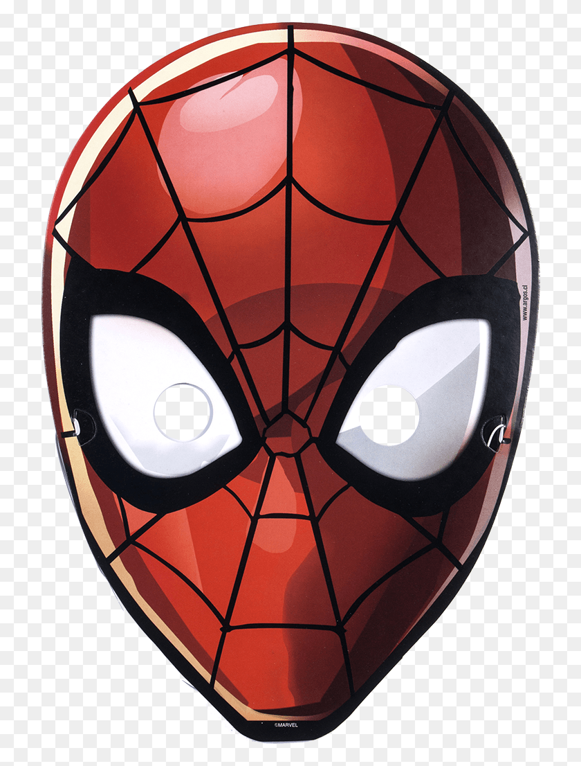 724x1046 Descargar Pngmscara De Spiderman Home Spiderman Face, Máscara, Balón De Fútbol, ​​Pelota Hd Png