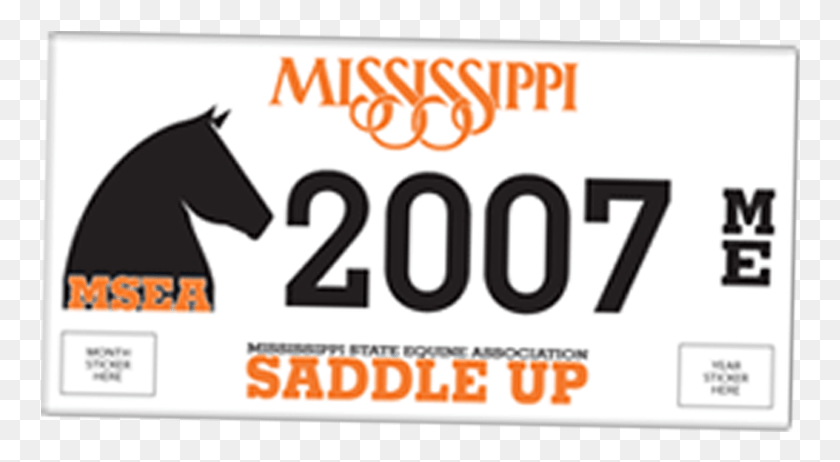 760x402 Msea Saddle Up Номерной Знак Миссисипи, Автомобиль, Транспорт, Номерной Знак Hd Png Скачать