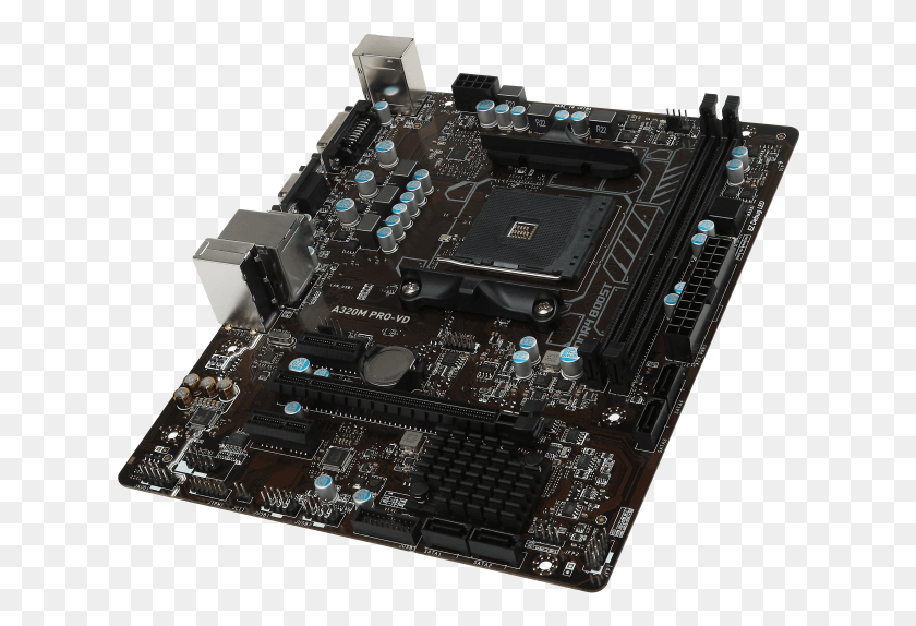 626x514 Msi A320m Pro Vd, Computer, Electronics, Electronic Chip HD PNG Download