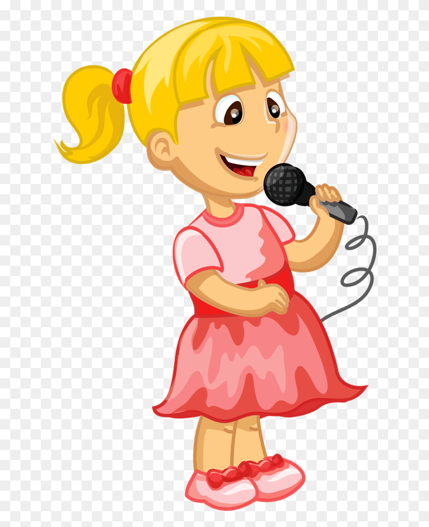 636x971 Msica Girl Singing Clipart, Female, Toy, Plant HD PNG Download