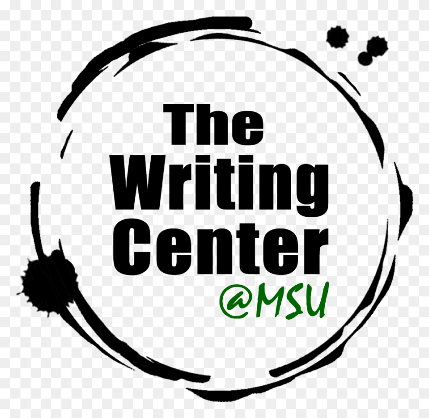 874x850 Msu Creative Writing Center Group Msu Writing Center Logo, Text, Sunglasses, Accessories HD PNG Download