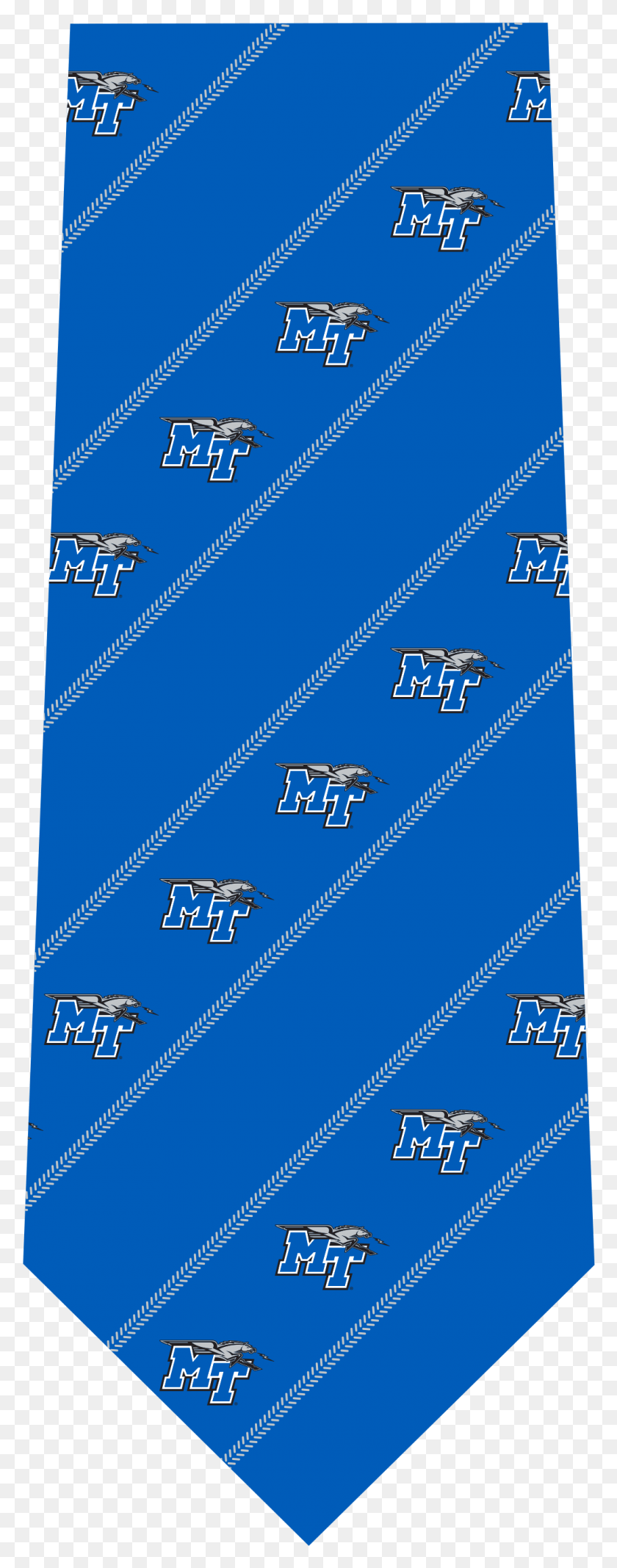 1053x2802 Mt Logo W Lightning Woven Silk Tie Electric Blue, Text, Label, Flyer HD PNG Download