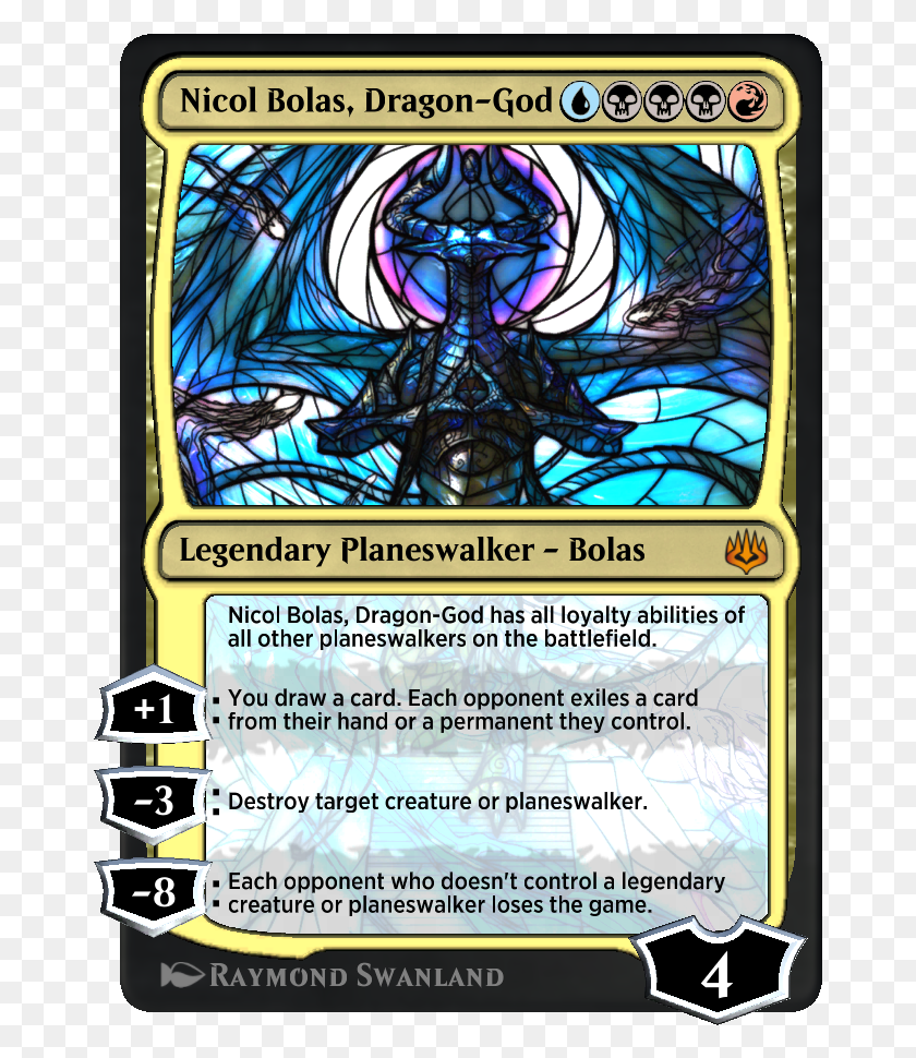 669x910 Mtg Arena Stained Glass Planeswalkers, Poster, Advertisement HD PNG Download