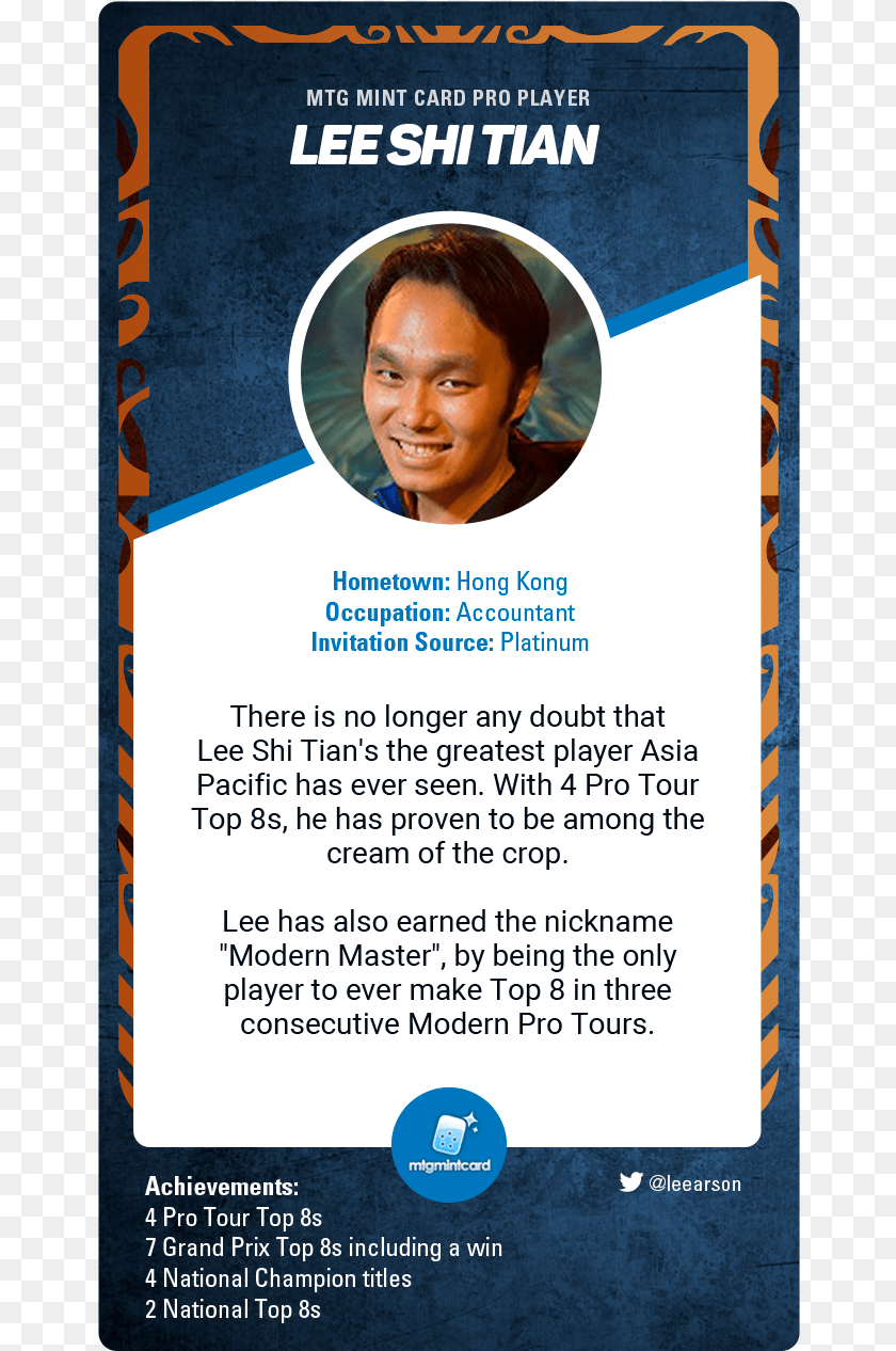 Mtg Mint Card Pro Players Austin Leeds Voodoo, Advertisement, Poster, Adult, Male Sticker PNG