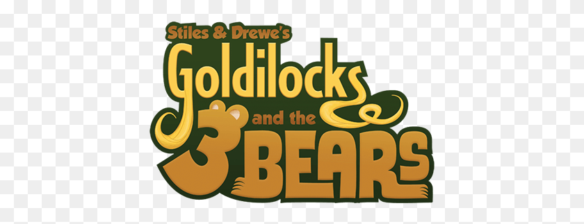 411x263 Mti Goldilocks And The Three Bears Logo Графический Дизайн, Текст, Алфавит, Номер Hd Png Скачать
