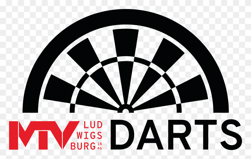 3362x2036 Mtv Darts Logo Black And White Dart Board, Game HD PNG Download