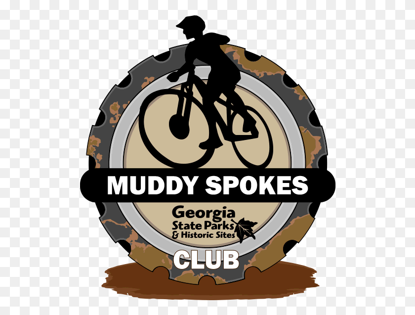 518x577 Muddy Spokes Club Illustration, Poster, Advertisement, Label HD PNG Download