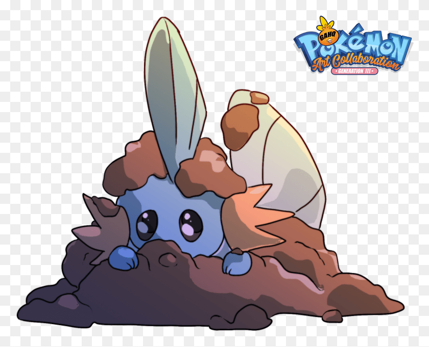 1612x1285 Mudkip Used Dig And Rock Throw In Our Pokemon Pokemon, Outdoors, Nature HD PNG Download