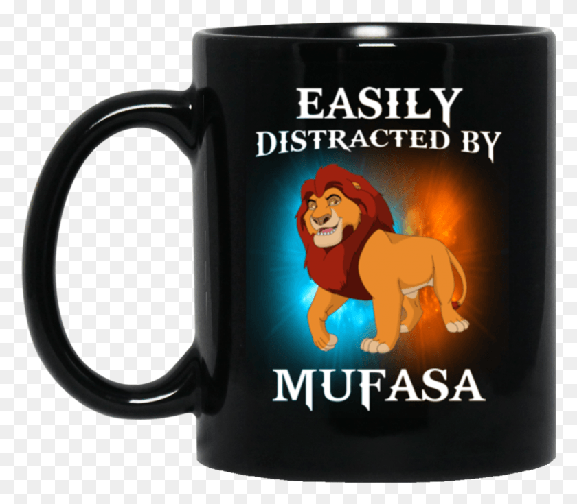 1016x880 Mufasa Mug Easily Distracted By Mufasa Coffee Mug Tea Beer Stein, Coffee Cup, Cup, Person HD PNG Download