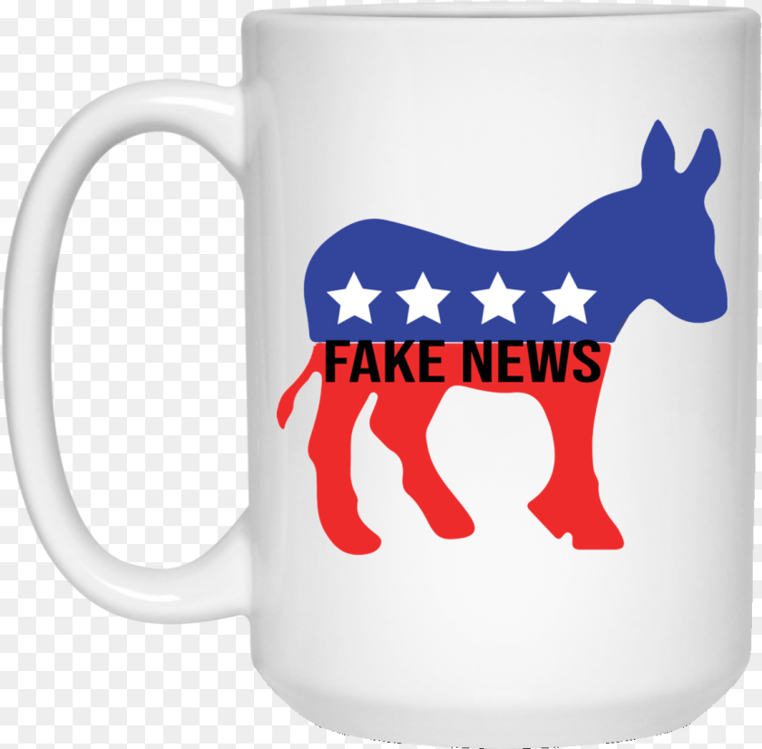 1143x1124 Mug Democrat Fake News Democratic Party, Cup, Beverage, Coffee, Coffee Cup Sticker PNG