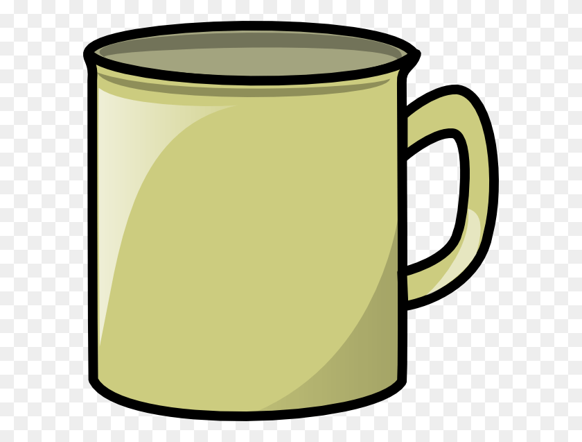600x577 Mug Drink Beverage Clip Art At Clker Mug Cartoon, Coffee Cup, Cup HD PNG Download