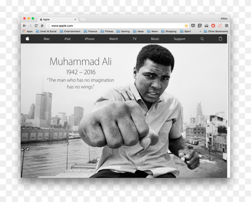 769x619 Muhammad Ali Apple Muhammad Ali Tribute, Person, Human, Hand HD PNG Download