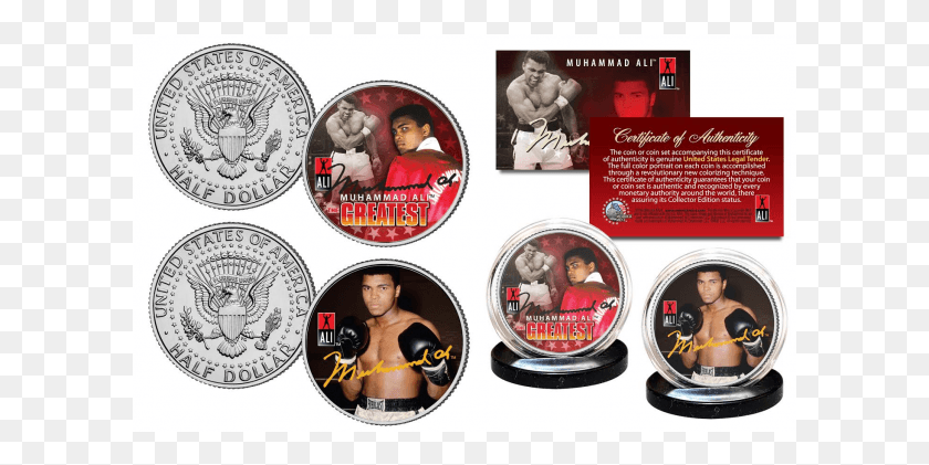 601x361 Muhammad Ali, El Más Grande Volante Jfk Con Licencia Oficial, Persona, Humano, Disco Hd Png