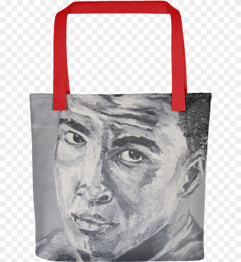 638x912 Muhammad Ali Tote Bag Tote Bag, Accessories, Handbag, Art, Purse Transparent PNG