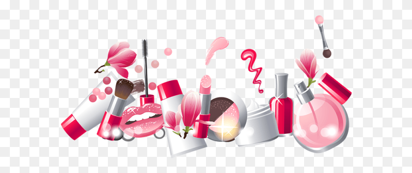 594x293 Mujer Rosas Background Design Beauty, Lipstick, Cosmetics Hd Png Скачать
