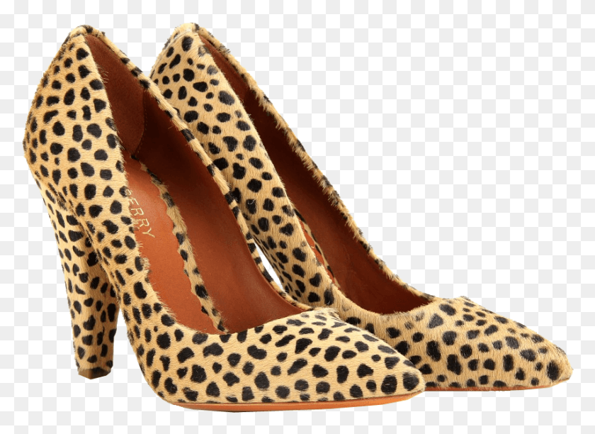 855x606 Mulbery Giraffe Print Pointed Toe Wide Heel Pumps Basic Pump, Clothing, Apparel, Shoe HD PNG Download
