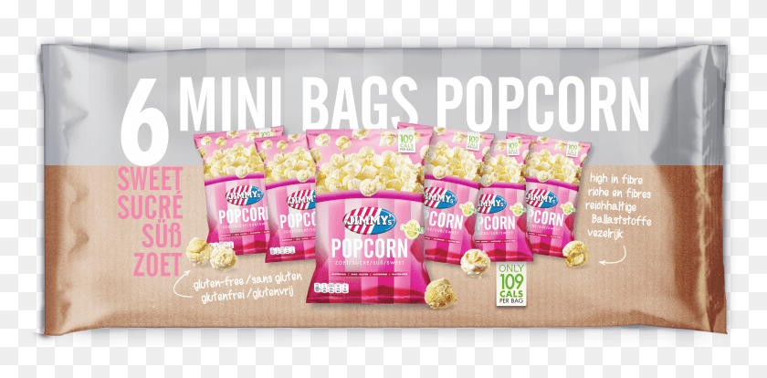3247x1475 Multi Bag Popcorn Sweet Snack HD PNG Download