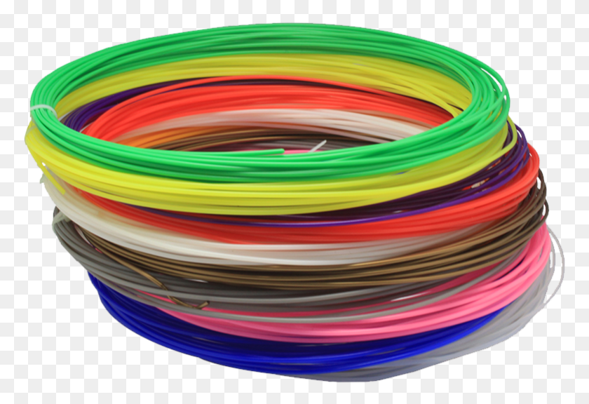 775x516 Multi Color 3d Printer Filament Bulb Filament Rainbow 3d Printing Filament, Wire, Cable HD PNG Download