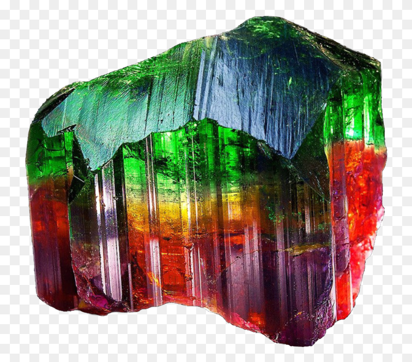 742x677 Multi Colored Tourmaline Rainbow Tourmaline, Gemstone, Jewelry, Accessories Descargar Hd Png