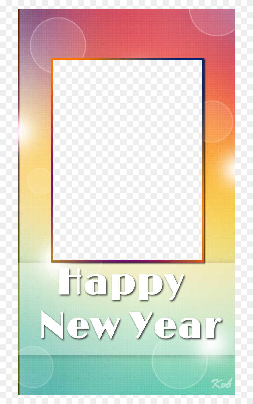 720x1280 Multicolor New Year Frame Happy New Year Transparent Photo Frames, White Board, Screen, Electronics HD PNG Download