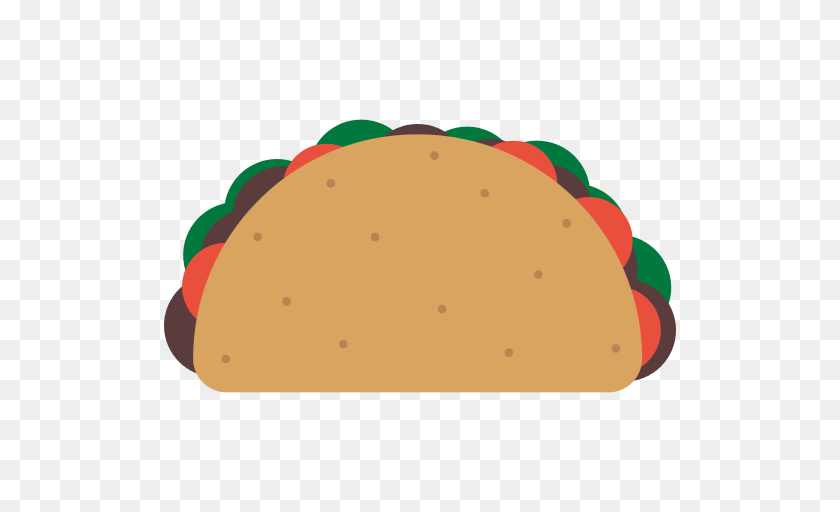 Multicolor Taco Icons And Graphics, Food, Bread Clipart PNG
