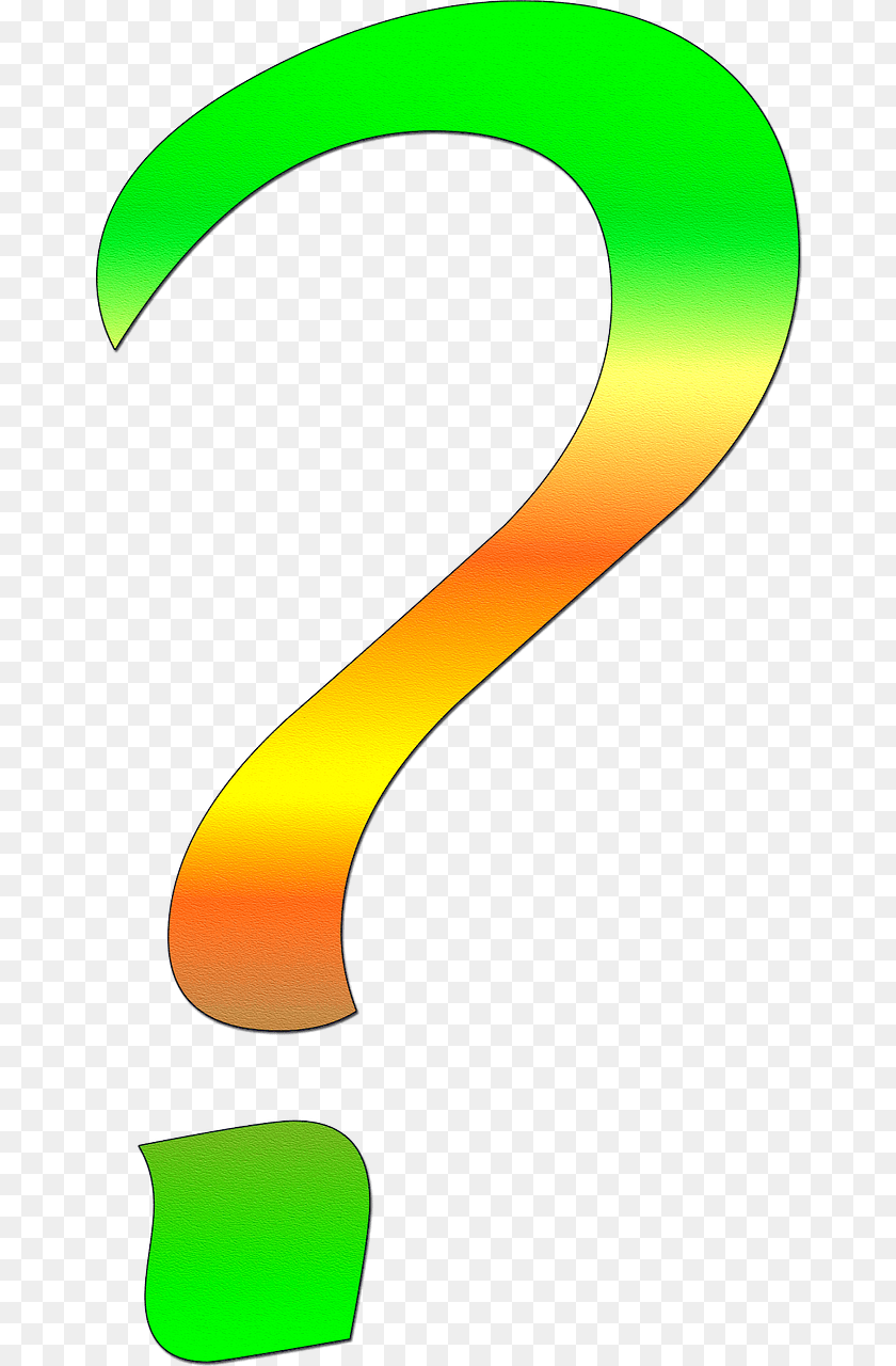 663x1280 Multicolored Question Mark Clipart, Art, Graphics, Nature, Night Sticker PNG