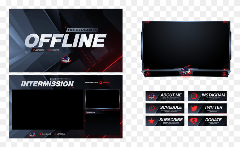 1269x744 Multicoloured Facecam Stream Overlay Available Here, Monitor, Screen, Electronics HD PNG Download