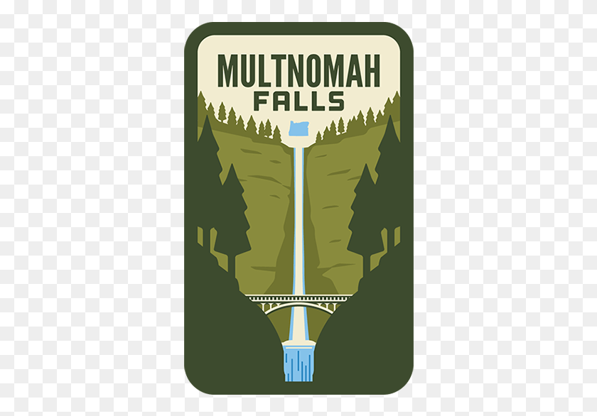 324x526 Multnomah Falls Logo, Poster, Advertisement, Flyer Descargar Hd Png