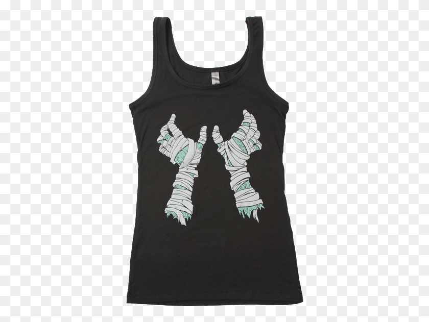 350x571 Mummy Hands Women39s Tank Top Active Tank, Clothing, Apparel, Person HD PNG Download