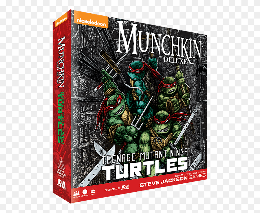 499x630 Munchkin Teenage Mutant Ninja Turtles, Poster, Advertisement, Flyer HD PNG Download