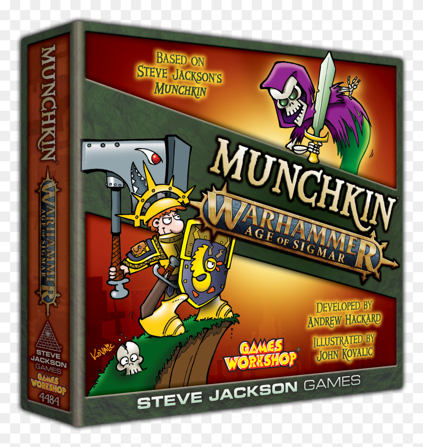 1368x1451 Munchkin Warhammer Age Of Sigmar Cover Munchkin Warhammer Age Of Sigmar, Person, Human, Game HD PNG Download