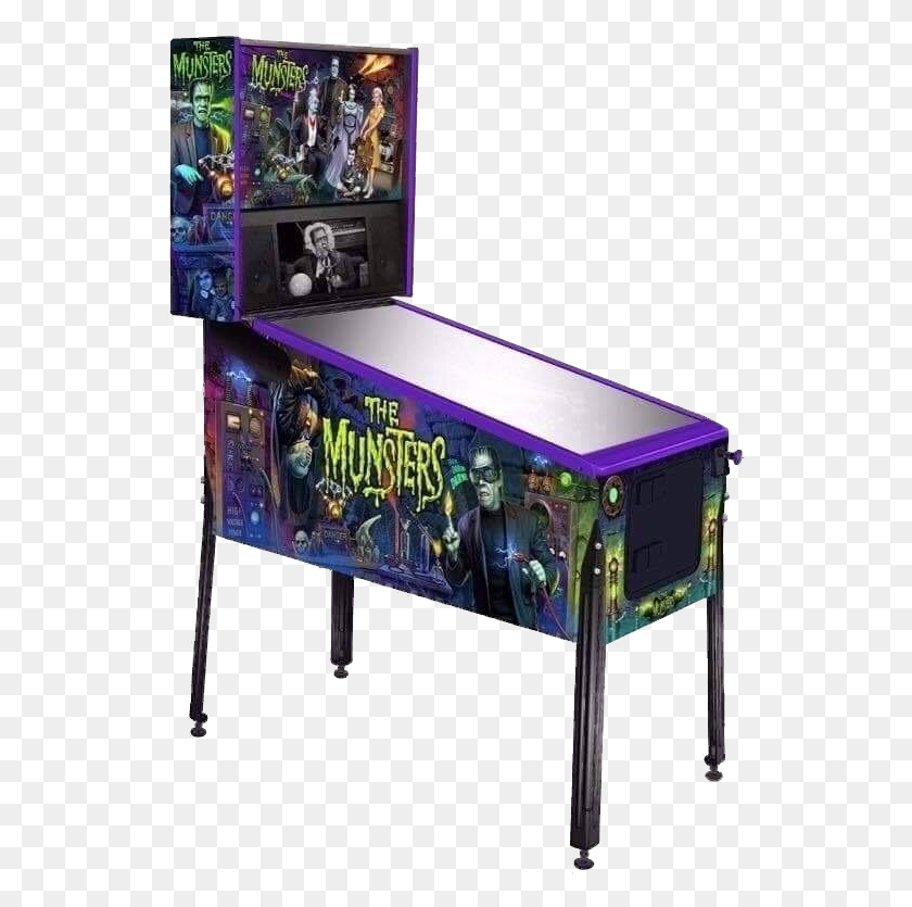 535x775 Munsters Pinball, Arcade Game Machine, Person, Human HD PNG Download
