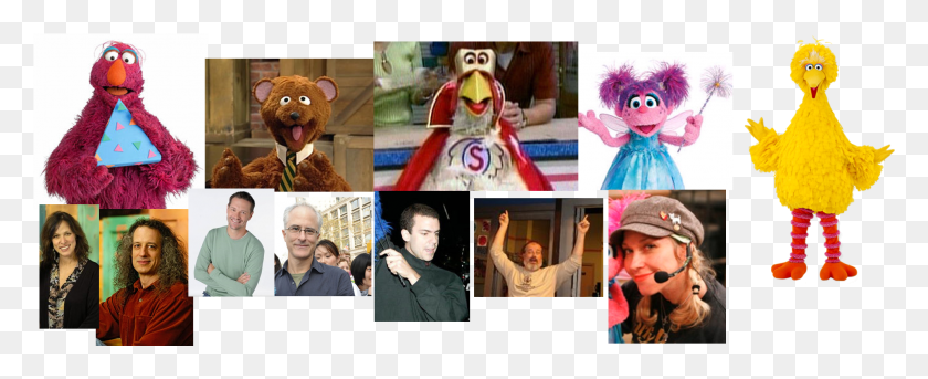 1978x719 Muppet Wiki Behind The Scenes Photos Sesame Street Collage, Person, Human, Poster HD PNG Download