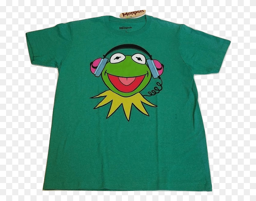 676x599 Muppets Men39S Green Kermit The Frog Camiseta De Dibujos Animados Unisex, Ropa, Vestimenta, Camiseta Hd Png Descargar