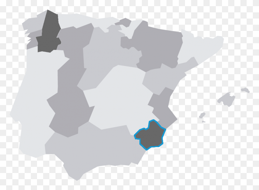 996x709 Murica Spain Map Shape, Rock, Plot, Diagram HD PNG Download