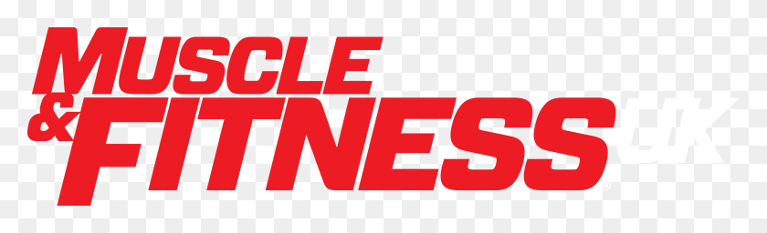 3404x856 Muscle And Fitness Logo Muscle And Fitness Magazine Logo, Symbol, Trademark, Text HD PNG Download