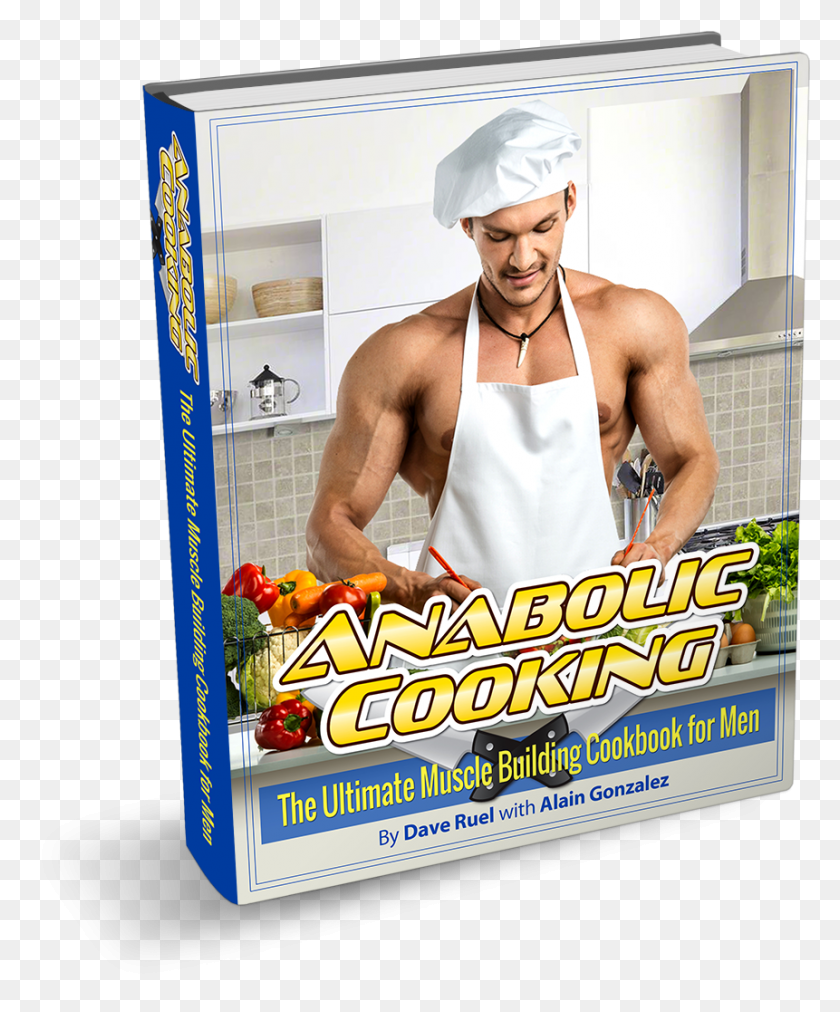 861x1051 Muscle Building Cookbook Flesh, Person, Human, Chef Descargar Hd Png