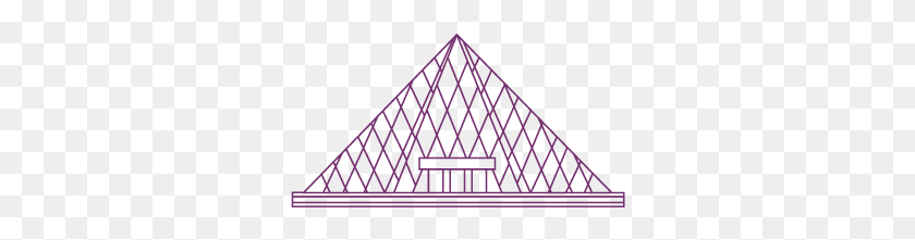 308x161 Треугольник Muse Du Louvre, Коврик Png Скачать