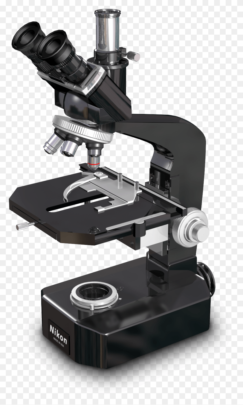 899x1546 Museum Of Microscopy Nikon Microscope, Sink Faucet HD PNG Download