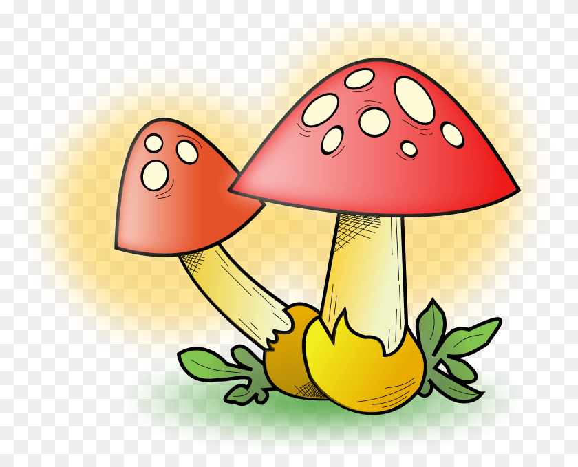 771x619 Mushroom Cloud Clip Art Cliparts Jamur Kartun, Plant, Toy, Agaric HD PNG Download
