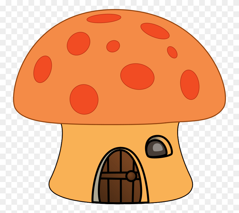 751x689 Mushroom Leprechaun House Clip Art, Plant, Fungus, Agaric HD PNG Download