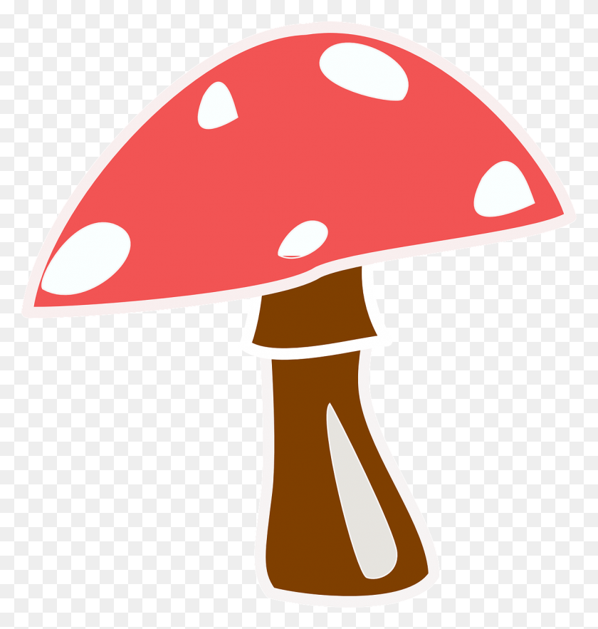 1212x1280 Mushroom Toadstool Red Cap Top Spotted Forest Clip Art, Plant, Agaric, Fungus HD PNG Download