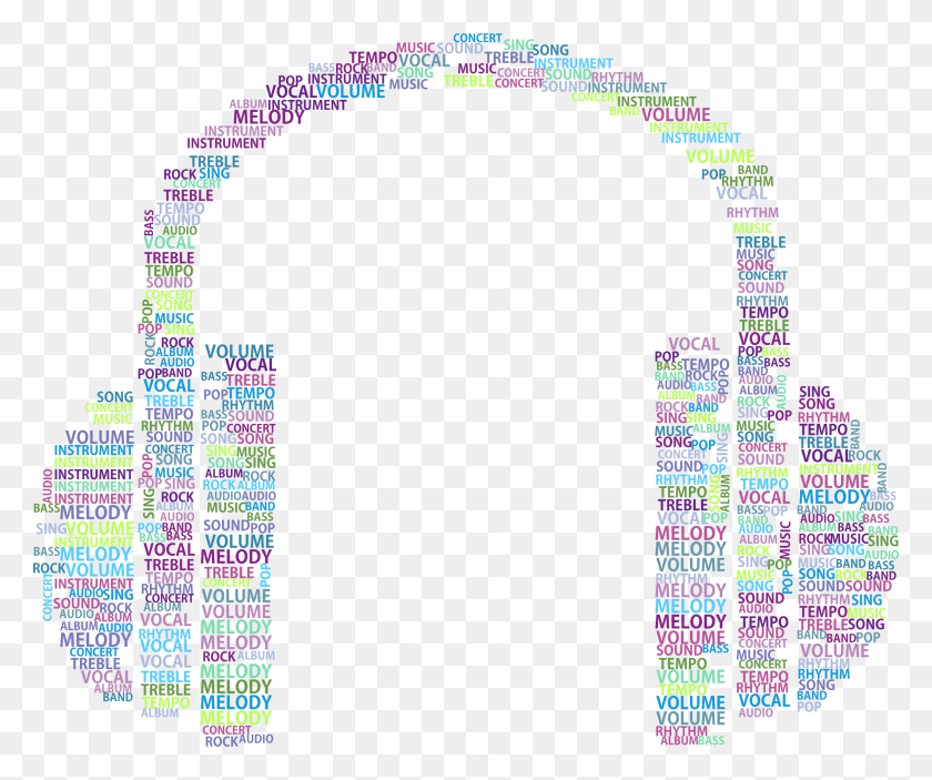 2326x1918 Music Headphones Word Cloud No Background Icons Music Images No Background, Architecture, Building, Arch HD PNG Download