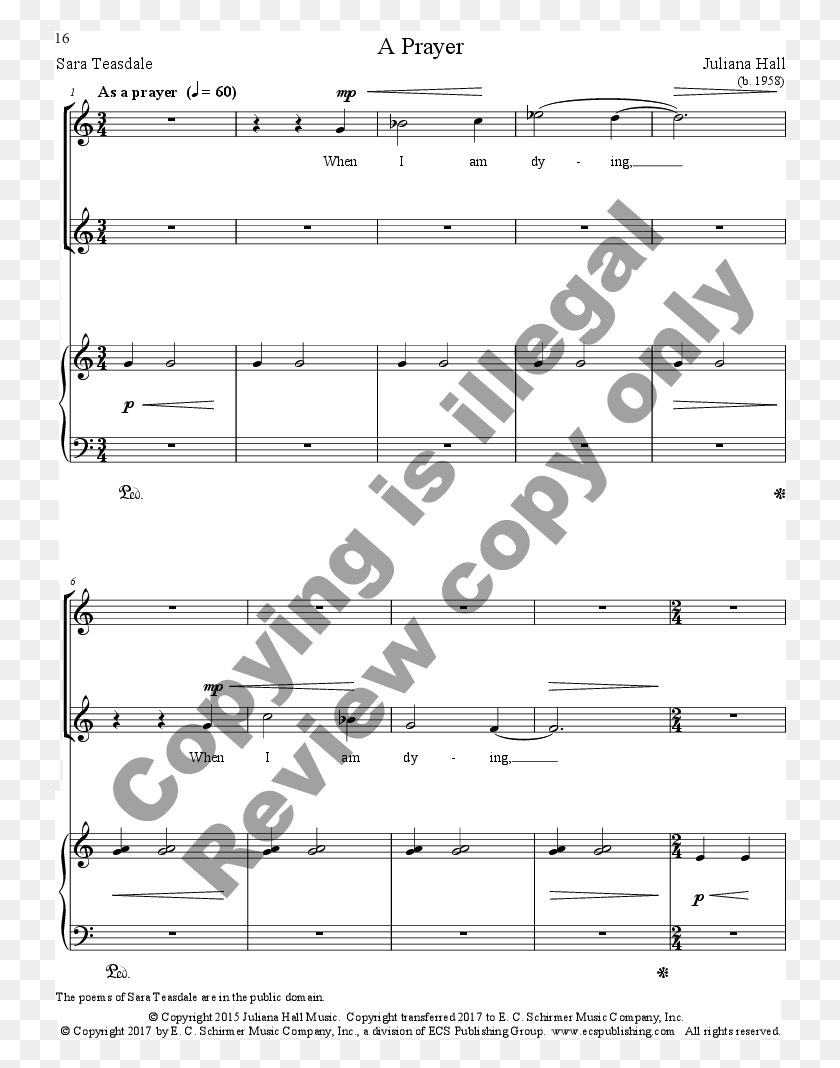 733x1008 Music Like A Curve Of Gold Thumbnail Sheet Music HD PNG Download