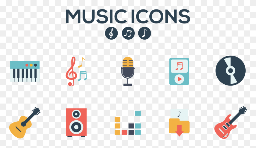 2632x1439 Music Musical Instrument Icon Free Music Icons, Text, Light, Electrical Device HD PNG Download