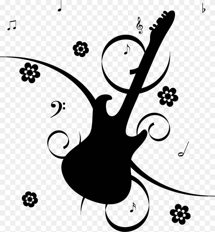 2118x2280 Music Note Cool, Gray PNG