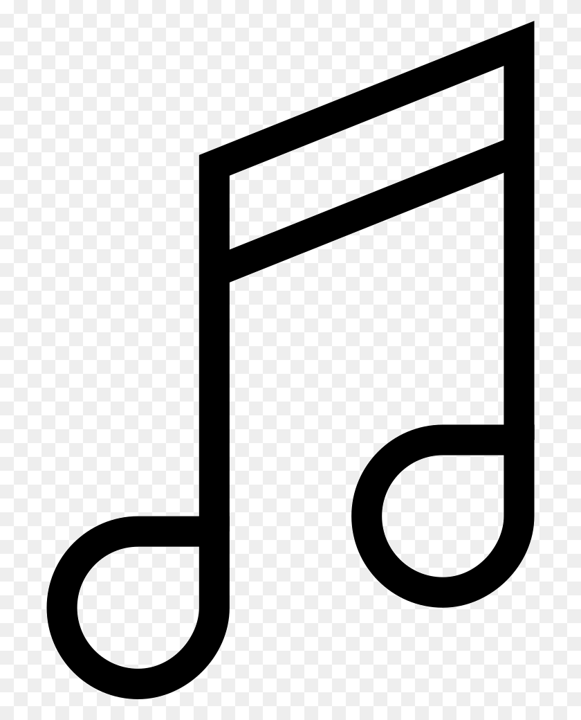 706x980 Music Note Streamline Comments, Symbol, Text, Number HD PNG Download