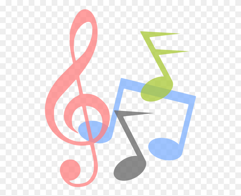 529x622 Descargar Png Notas Musicales Imagen Transparente Notas Musicales Logotipo, Alfabeto, Texto, Símbolo Hd Png